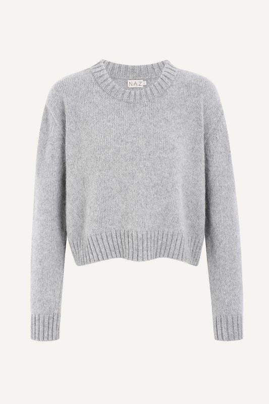 Claudia Grey Recycled Jumper - Näz - Sustainable Fashion Made in Portugal