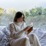 Claudia White Alpaca Crewneck - Näz-Sustainable Fashion Made in Portugal