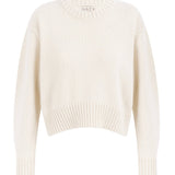 Claudia White Recycled Jumper - Näz - Sustainable Fashion Made in Portugal
