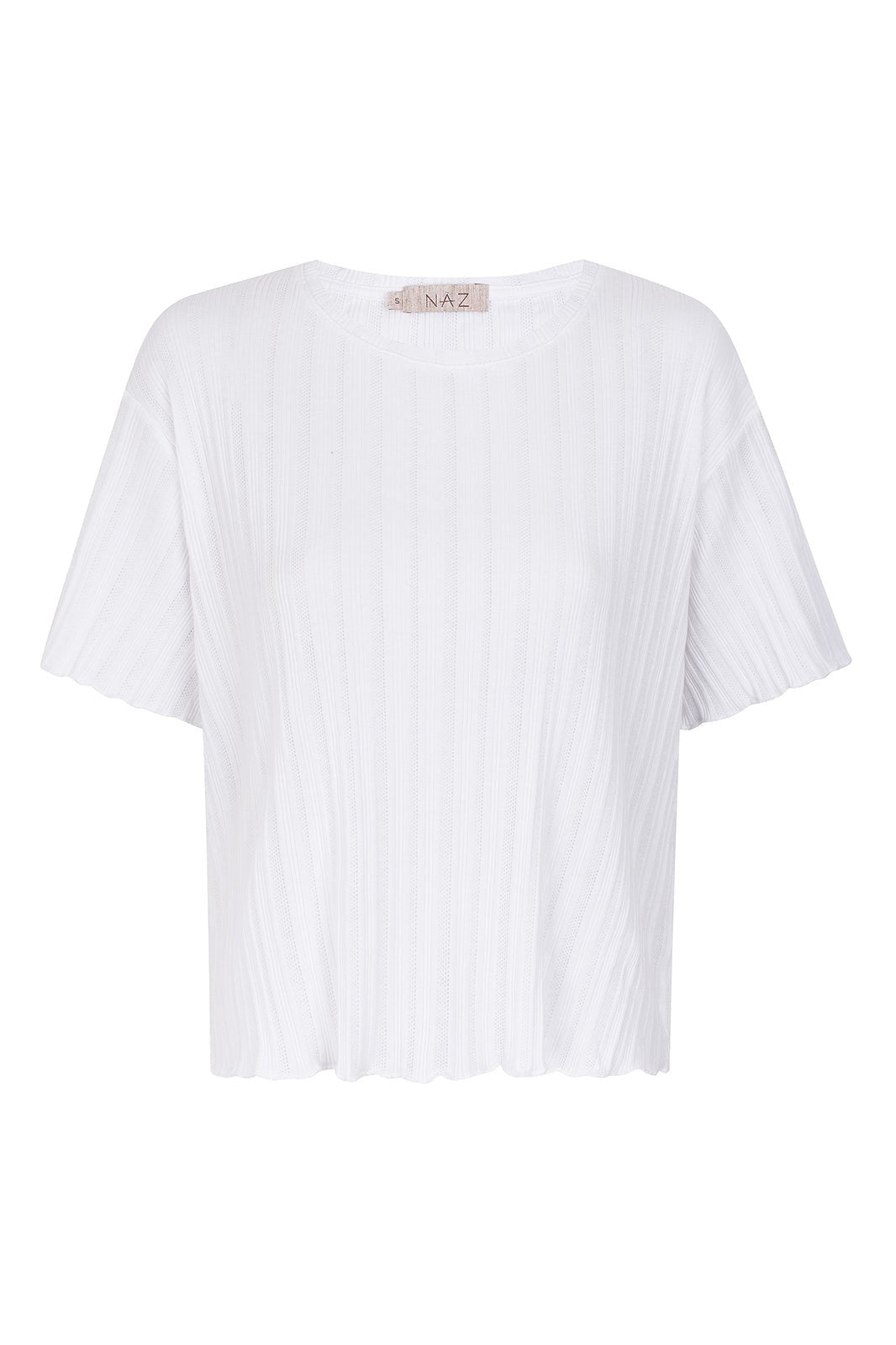 Dawn White Cotton T-shirt - Näz - Sustainable Fashion Made in Portugal