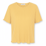 Dawn Yellow Cotton T-shirt - Näz - Sustainable Fashion Made in Portugal