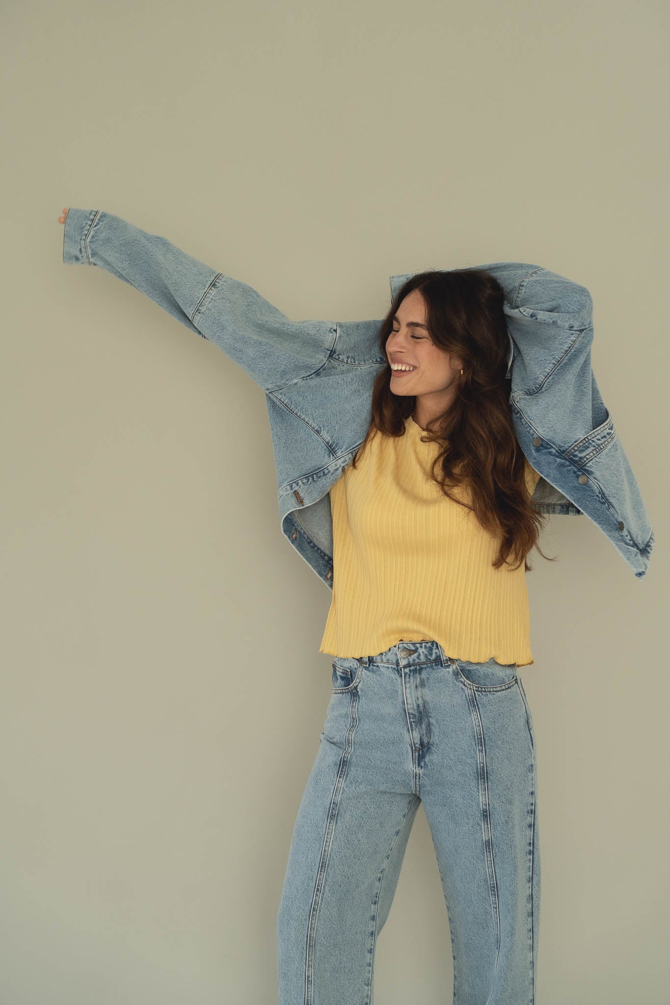 Dawn Yellow Cotton T-shirt - Näz - Sustainable Fashion Made in Portugal