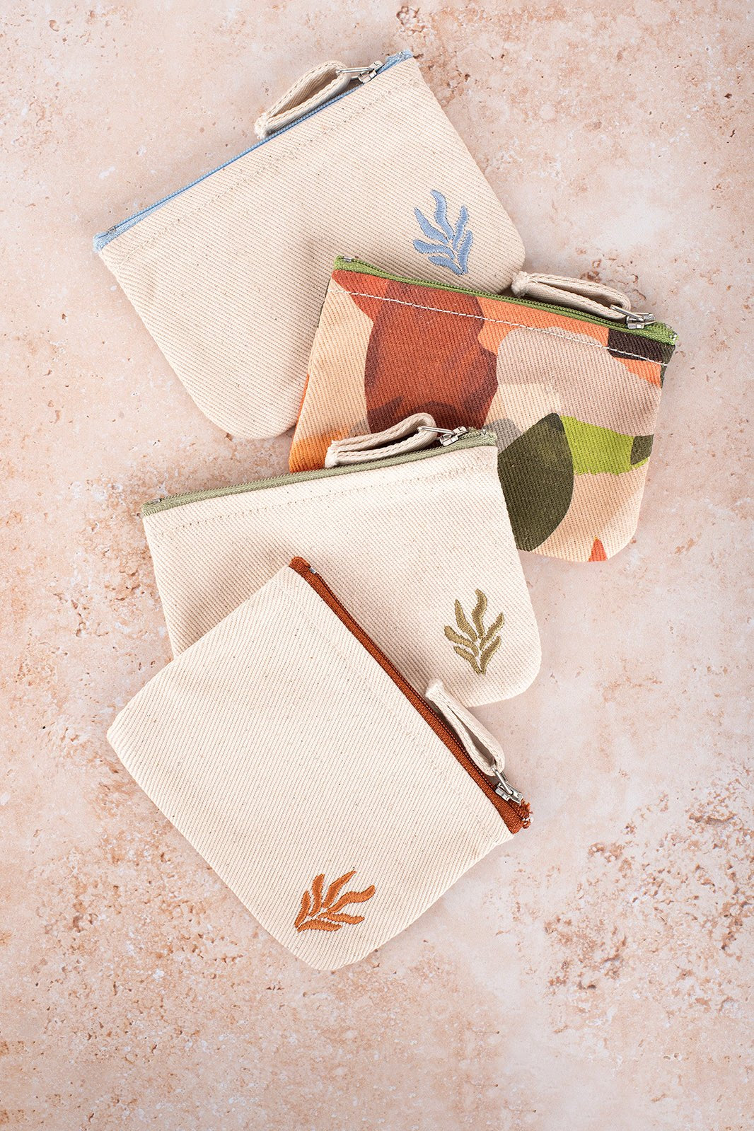 Denim Pouch + Keychain Set - Näz - Sustainable Fashion Made in Portugal