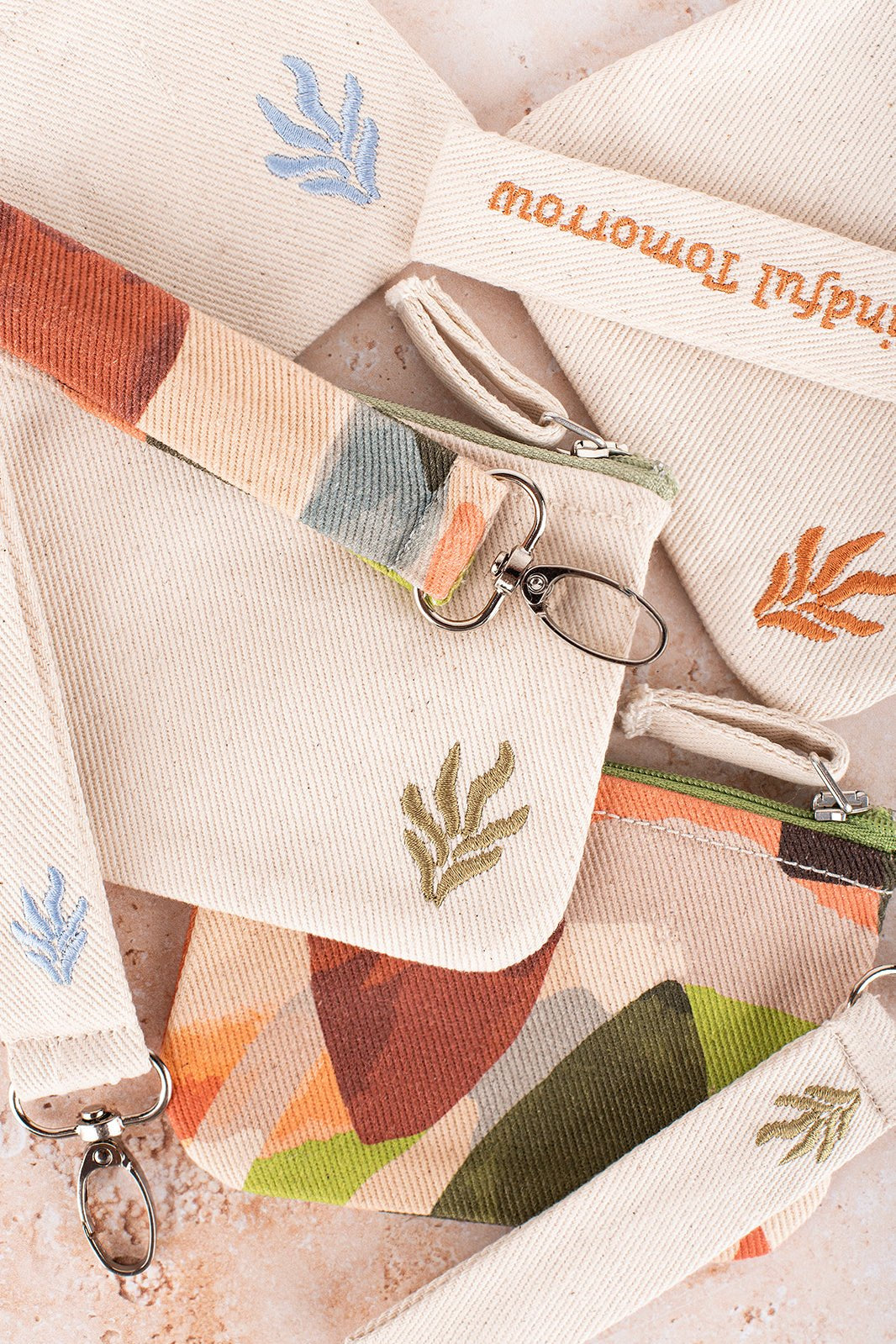 Denim Pouch + Keychain Set - Näz - Sustainable Fashion Made in Portugal