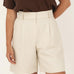 Elise White Tencel Shorts - Näz - Sustainable Fashion Made in Portugal