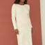 Ella Pearl Rib Dress - Näz - Sustainable Fashion Made in Portugal