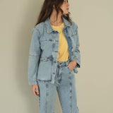 Elsa Light Denim Cotton Jeans - Näz - Sustainable Fashion Made in Portugal