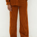 Elsa Orange Corduroy Trousers - Näz - Sustainable Fashion Made in Portugal