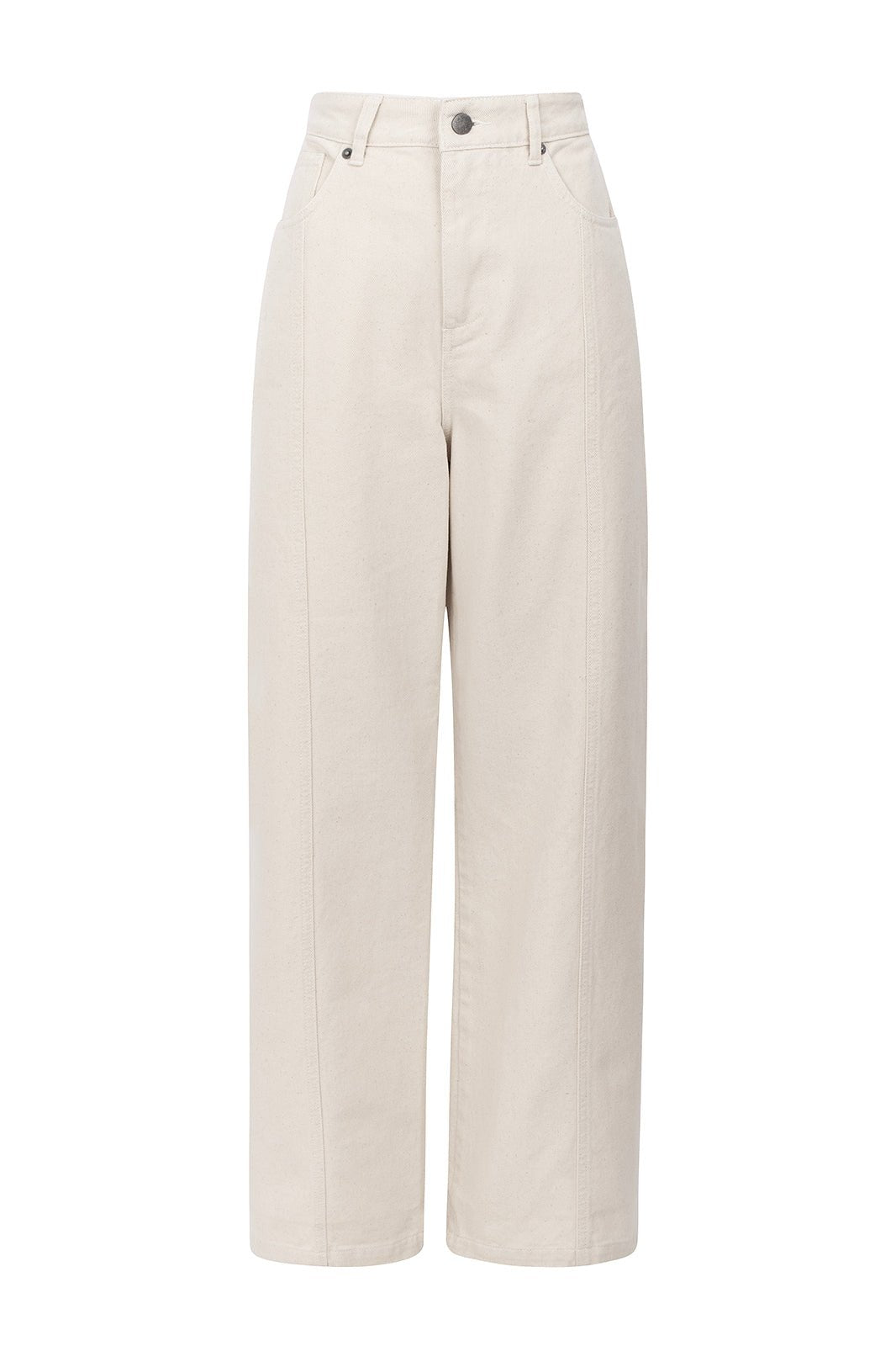 Elsa Ecru Denim Trousers – Näz