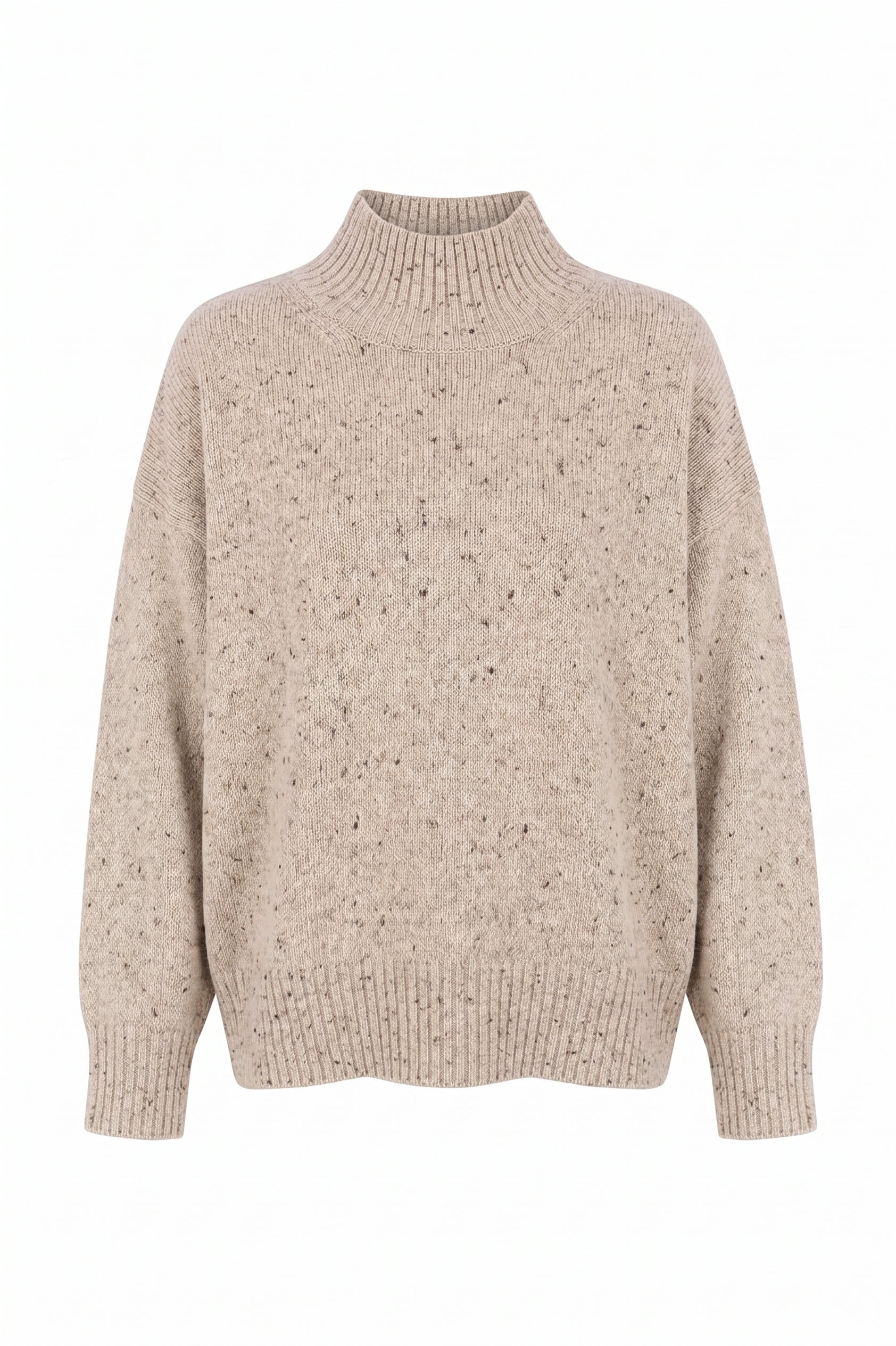 Emma Merino Neps Beige - Näz-Sustainable Fashion Made in Portugal
