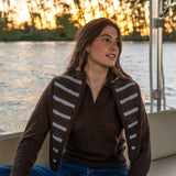 Frida Brown Neck Scarf - Näz-Sustainable Fashion Made in Portugal