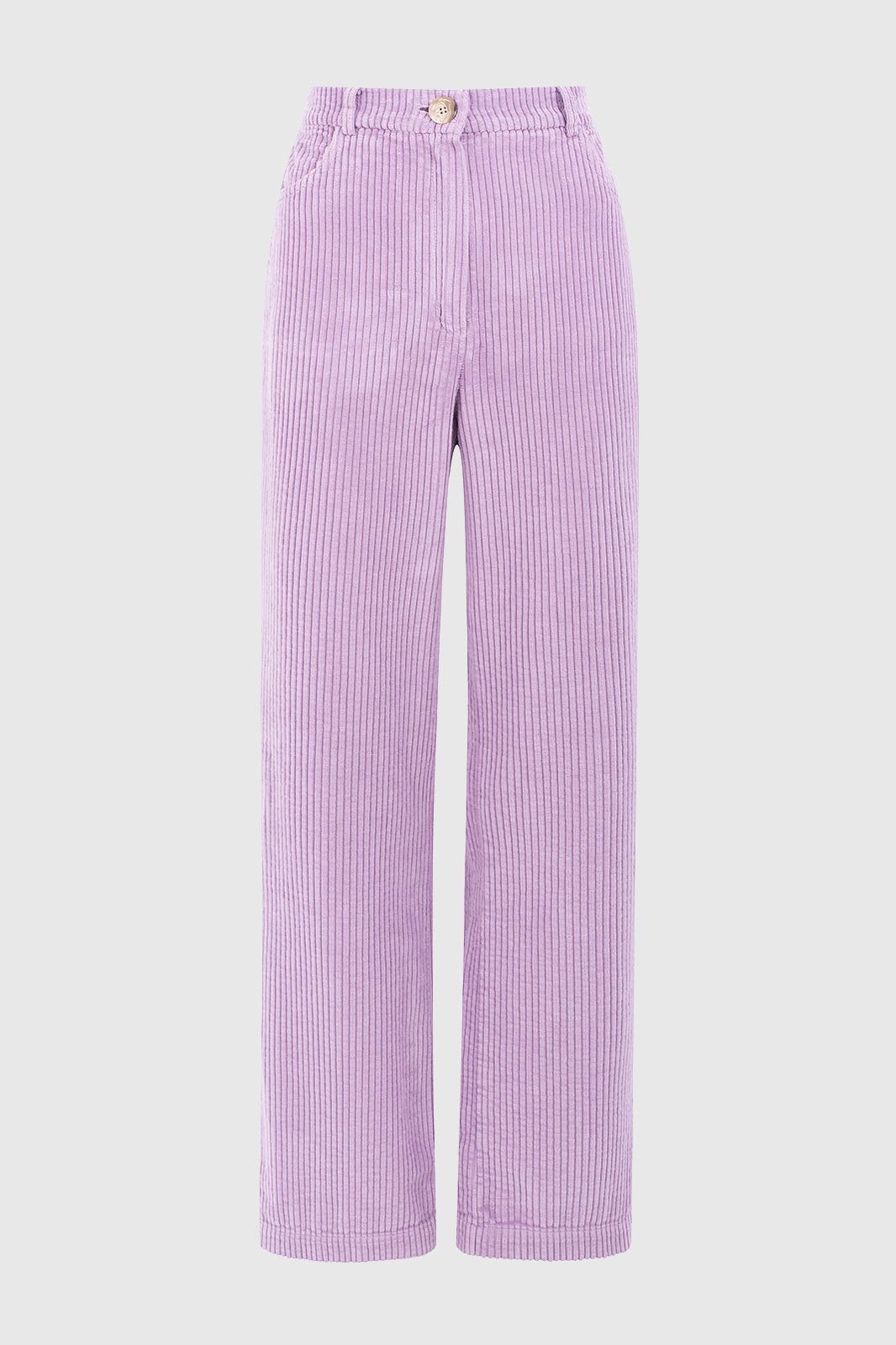 Iggy Lilac Corduroy Trousers - Näz - Sustainable Fashion Made in Portugal