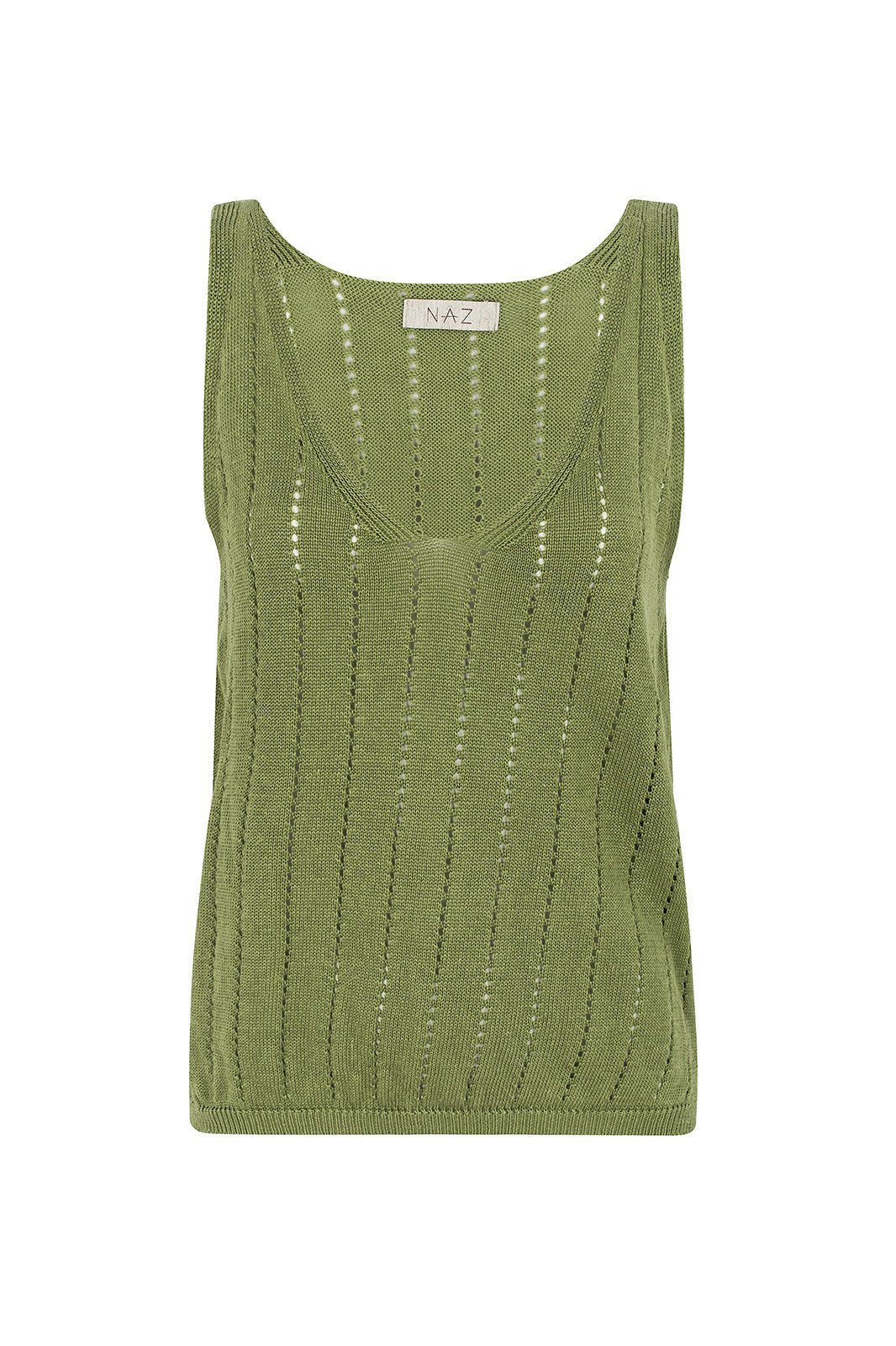 Jaya Green Linen Top - Näz - Sustainable Fashion Made in Portugal