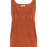 Jaya Orange Linen Top - Näz - Sustainable Fashion Made in Portugal