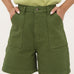 Karla Green Denim Shorts - Näz - Sustainable Fashion Made in Portugal
