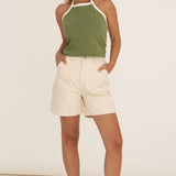 Karla White Denim Shorts - Näz - Sustainable Fashion Made in Portugal
