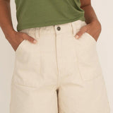 Karla White Denim Shorts - Näz - Sustainable Fashion Made in Portugal