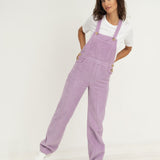Leah Lilac Corduroy Overalls - Näz - Sustainable Fashion Made in Portugal