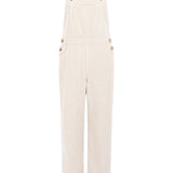 Leah White Corduroy Overalls - Näz - Sustainable Fashion Made in Portugal