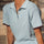 Lilly Light Blue Cotton Polo - Näz - Sustainable Fashion Made in Portugal