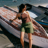 Liv Brown Jersey Top - Näz - Sustainable Fashion Made in Portugal