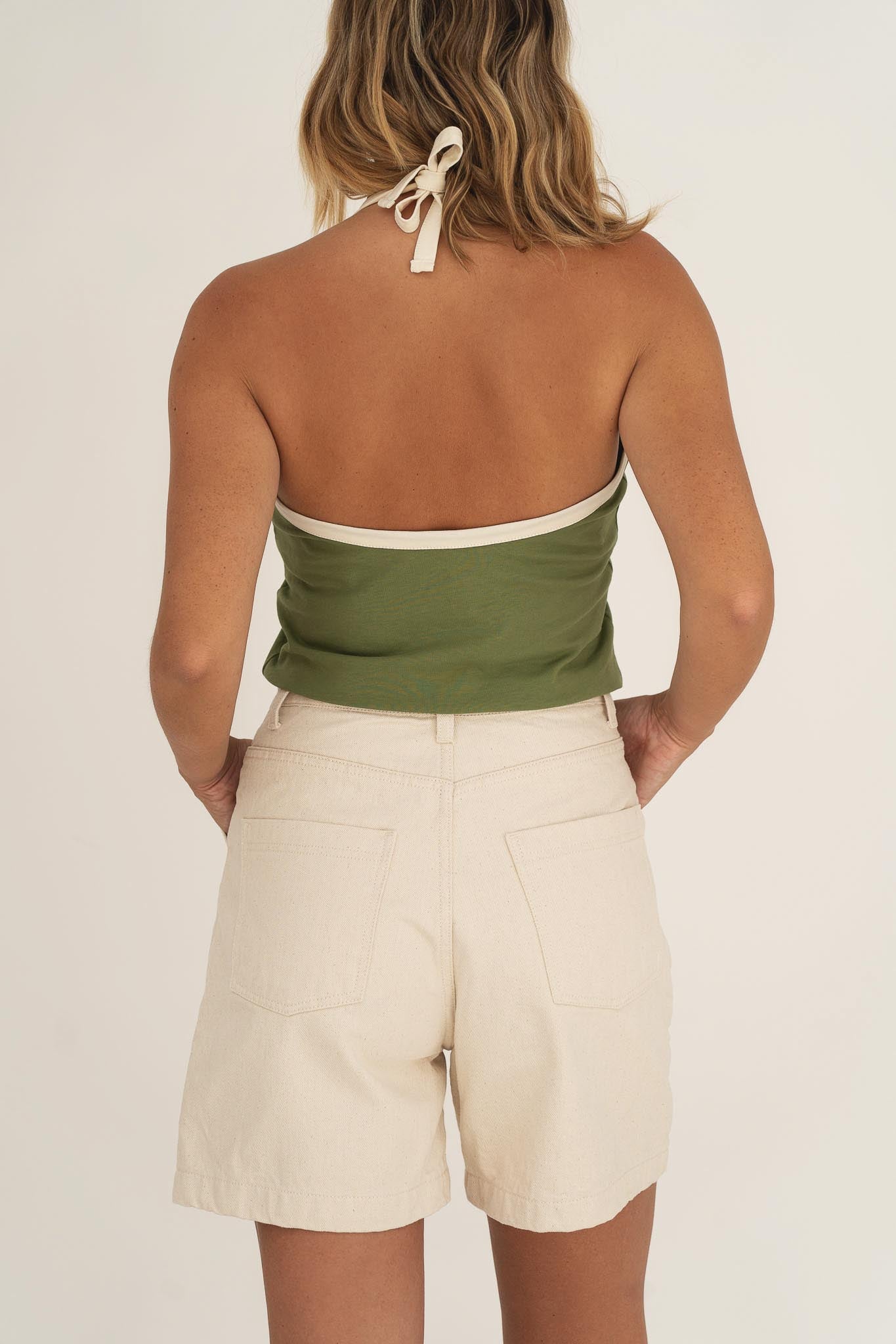 Liv Green Jersey Top - Näz - Sustainable Fashion Made in Portugal