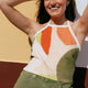 Liv Printed Jersey Top - Näz - Sustainable Fashion Made in Portugal