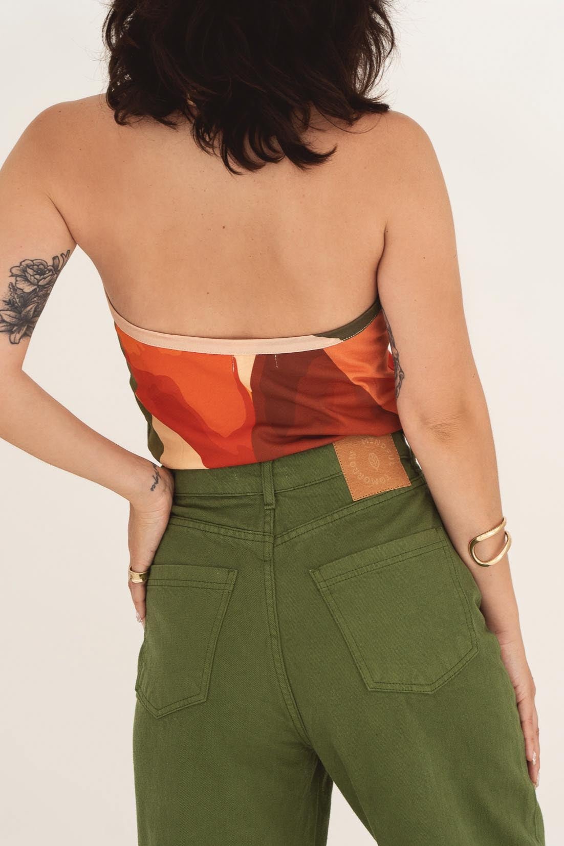 Liv Printed Jersey Top - Näz - Sustainable Fashion Made in Portugal