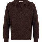 Lotte Brown Alpaca Polo - Näz-Sustainable Fashion Made in Portugal