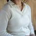 Lotte White Alpaca Polo - Näz-Sustainable Fashion Made in Portugal
