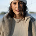 Lucie Alpaca Beanie White - Näz-Sustainable Fashion Made in Portugal