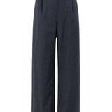 Mara Navy Wool Trousers - Näz - Sustainable Fashion Made in Portugal