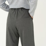 Mara Wool Trousers Grey - Näz-Sustainable Fashion Made in Portugal