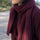 Mila Bordeaux Alpaca Scarf - Näz-Sustainable Fashion Made in Portugal