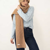 Mila Camel Alpaca Scarf - Näz-Sustainable Fashion Made in Portugal
