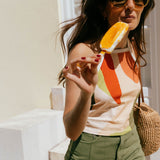 Liv Printed Jersey Top