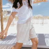 Dawn White Cotton T-shirt