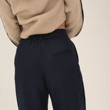 NAZ Mara Trousers in Navy. Made with 100% Tencel. Produced ethically in Portugal.