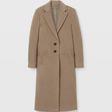 NAZ Noah Overcoat in Camel. Made with 100% Undyed Wool. Produced ethically in Portugal.