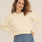 NAZ Claudia Sweater in White. Made with 50% Recycled Aplaca and 50% Recycled Wool. Produced ethically in Portugal.