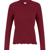 Ava Bordeaux Turtleneck