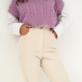 Naz corduroy cotton trousers for women. Made in Portugal. 