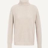 Naz women's turtleneck recycled fibers in white