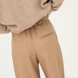 Naz women's tailored trousers made from 100% tencel with zip-fastening and button. 