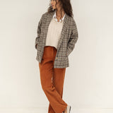 Naz women's sustainable winter 100% wool blazer. Made in Portugal with lasting quality. 