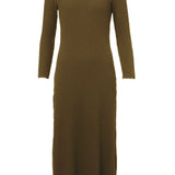 Ella Olive Rib Dress
