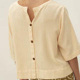 Sari Beige Tencel Top - Näz - Sustainable Fashion Made in Portugal