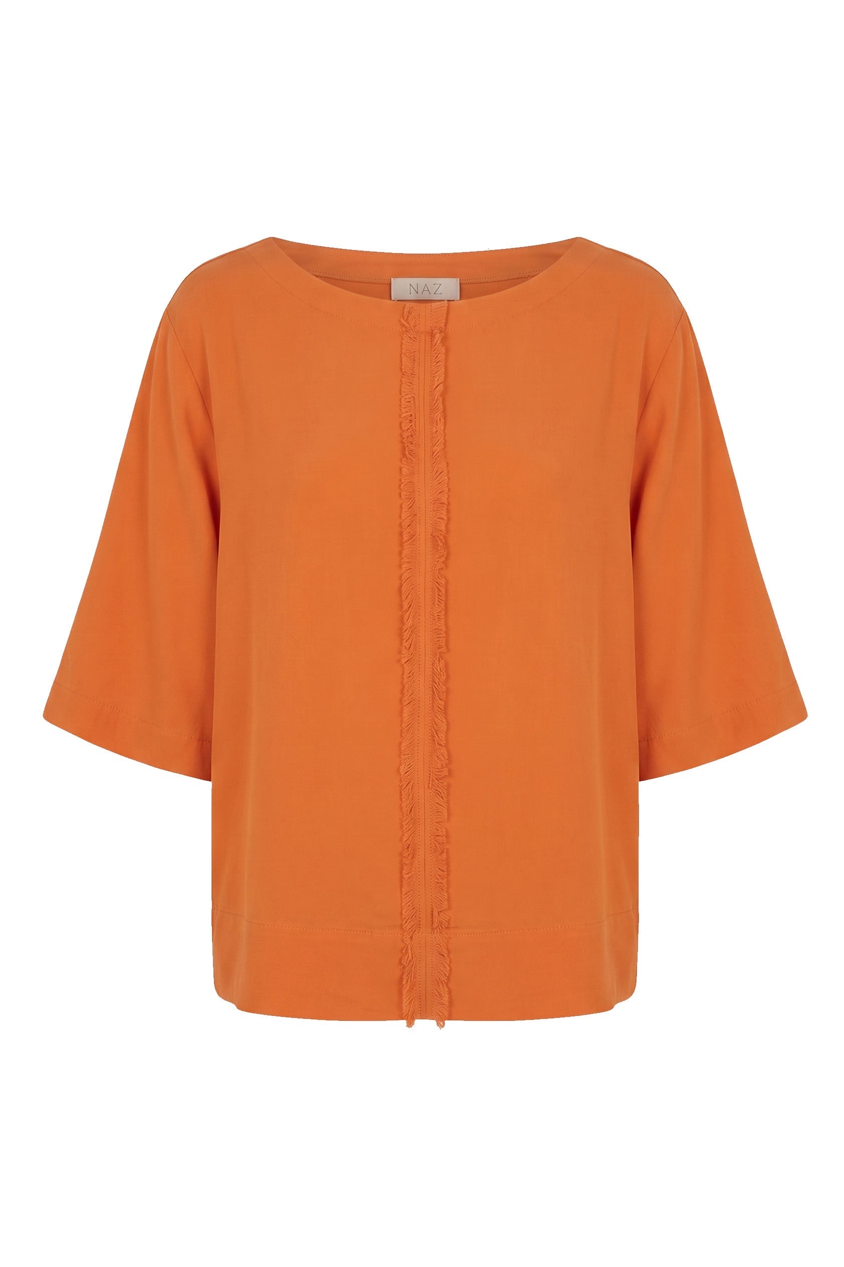 Sari Orange Tencel Top - Näz - Sustainable Fashion Made in Portugal