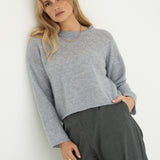 Sofie Blue Alpaca Sweater - Näz-Sustainable Fashion Made in Portugal