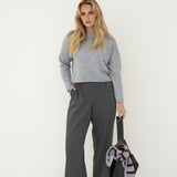 Sofie Blue Alpaca Sweater - Näz-Sustainable Fashion Made in Portugal